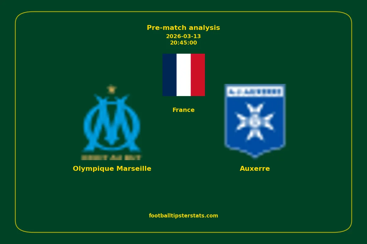 Pre-match analysis: Olympique Marseille vs Auxerre on 2026-03-13